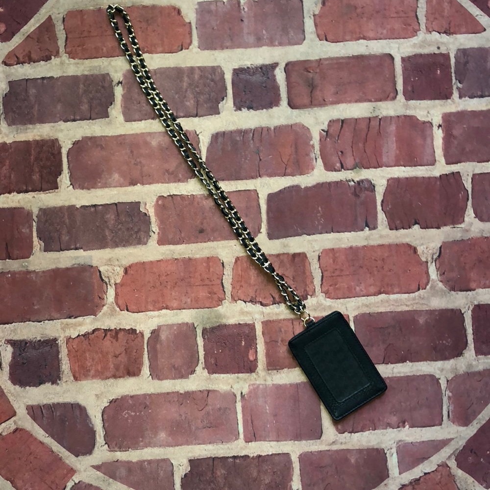 Black ID Case & Lanyard wristlet 👍🏻👍🏻